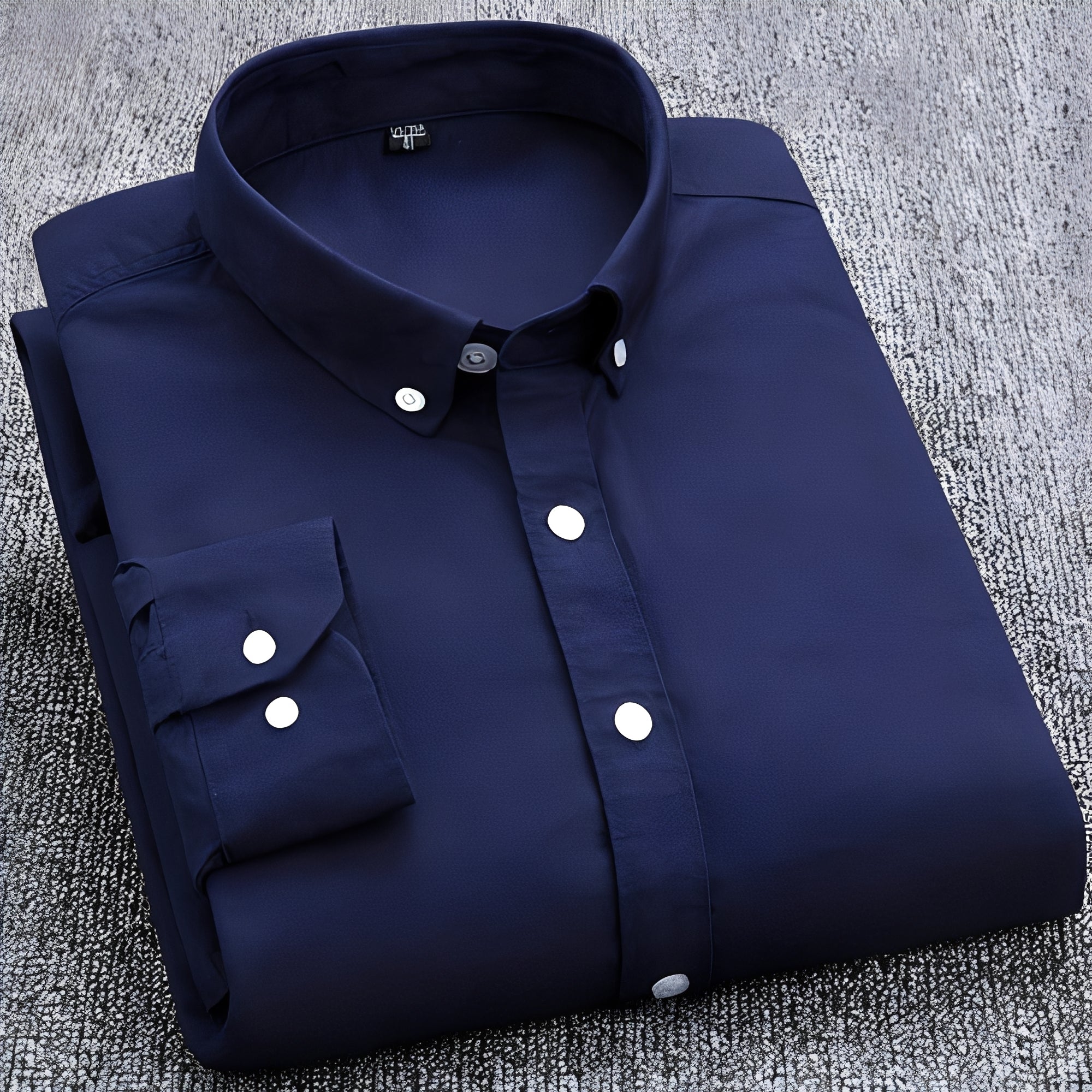 Jezriel - Chemise à carreaux moderne avec manches longues pour homme