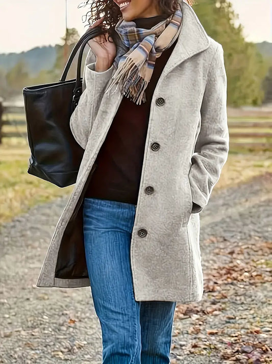 Harper - Manteau en laine mi-long