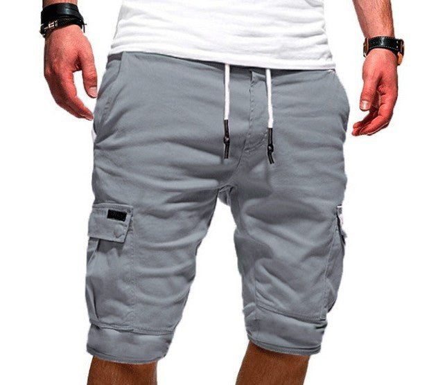 Bogdan - Short cargo pour hommes d'été, coupe décontractée