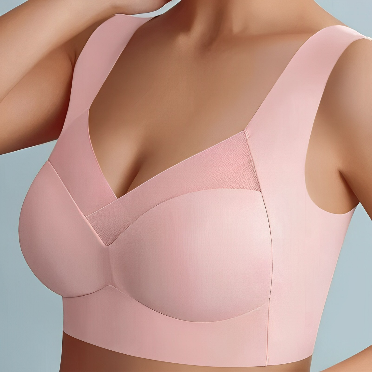 Sigrid - Soutien-gorge sans couture et confortable pour femme, 1+1