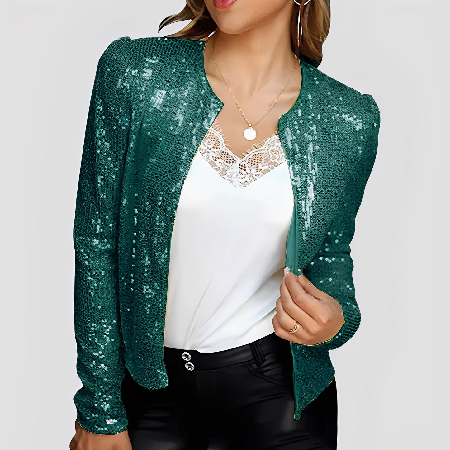 Shannen - Blazer chic avec sequins pour femmes
