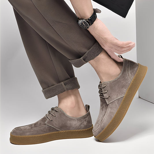 Riordan - Chaussures plates élégantes en daim pour hommes