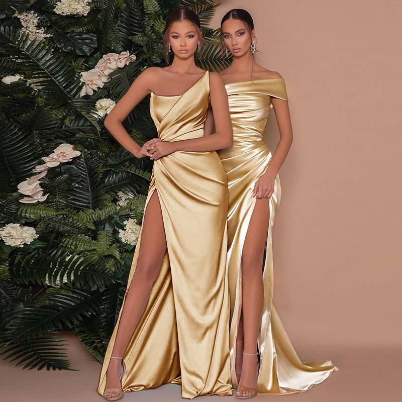 Valerie - Élégante robe fendue pour soirée