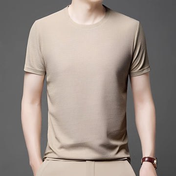 Jed - T-Shirt Gaufré Décontracté
