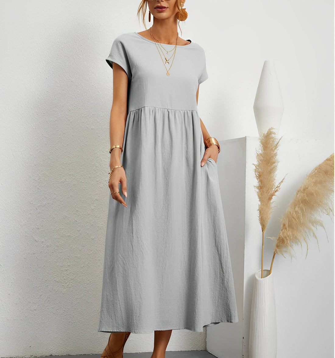 Anabella - Robe estivale confortable dotée de poches
