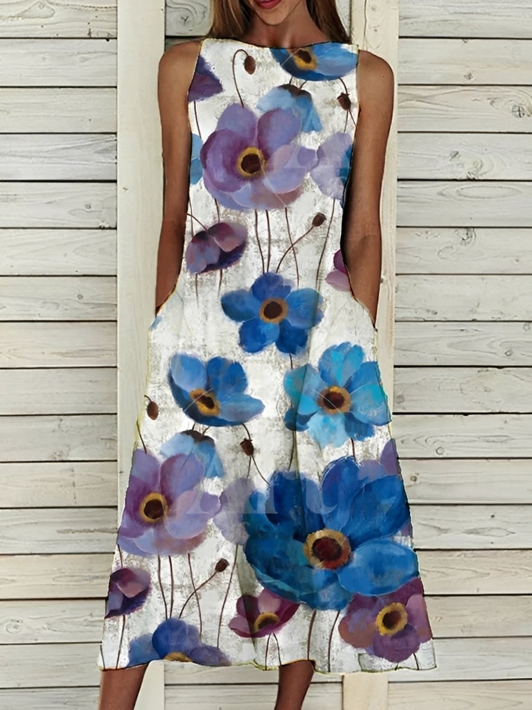 Josephine - Robe élégante à motif floral pour femmes