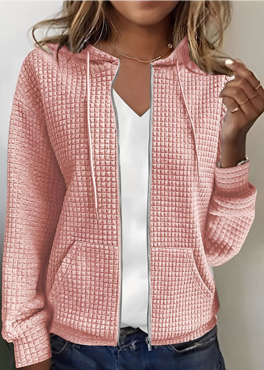 Katherine - Cardigan élégant avec capuche et poches pour femmes