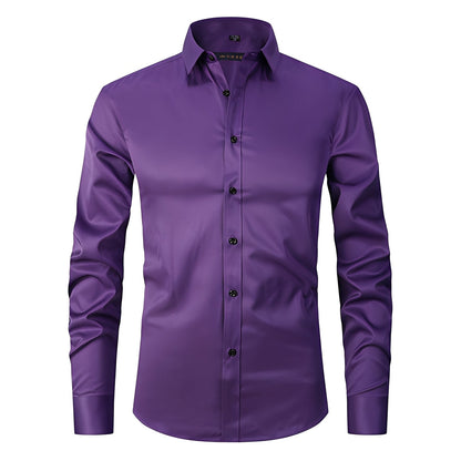 Elton - Chemise homme ajustée et extensible