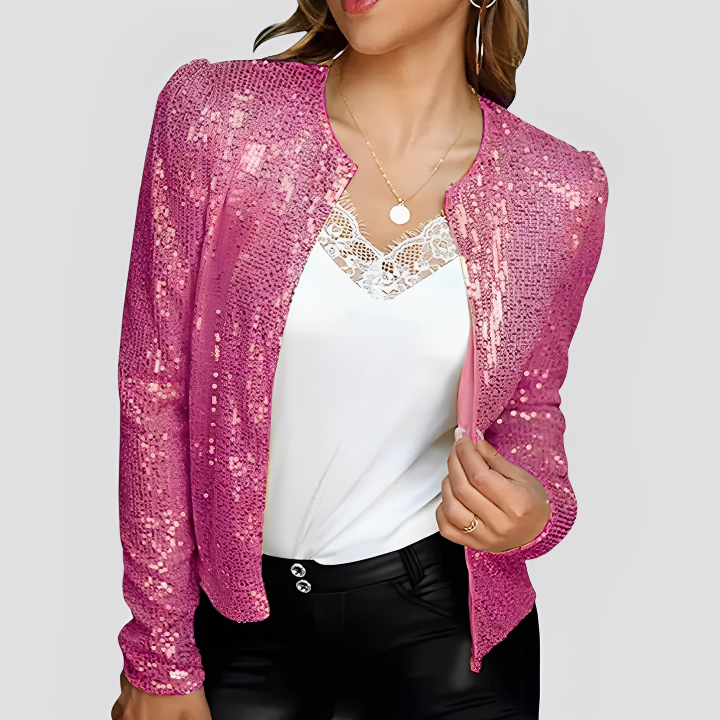 Shannen - Blazer chic avec sequins pour femmes