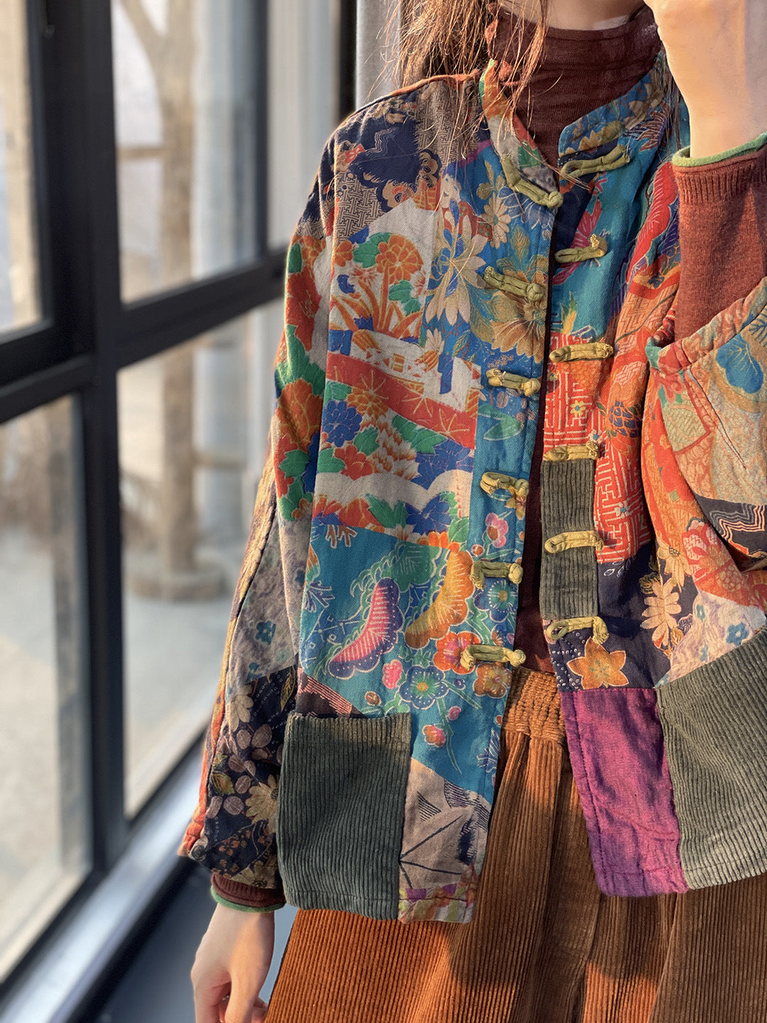 Charisse - Manteau au style traditionnel avec poches pour femmes