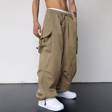 Kaleb - Pantalon cargo baggy tendance pour hommes
