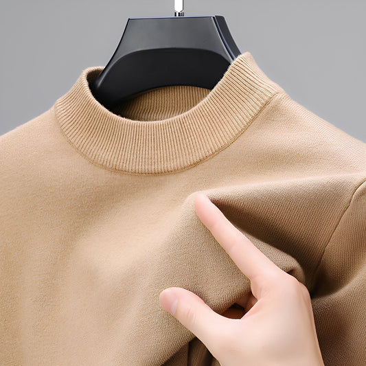 Davis - Pull en cachemire décontracté pour hommes avec ourlet