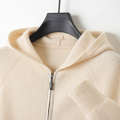 Anderson - Loose knitted hooded sweatshirt for men