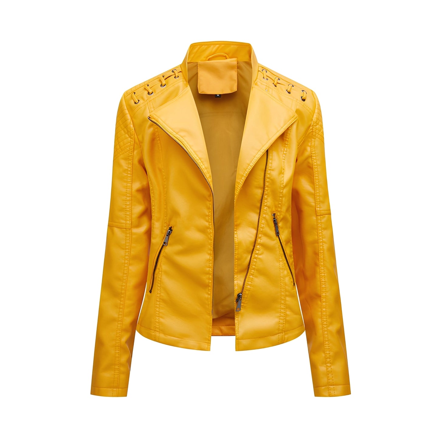 Inès - Refined leather jacket for women