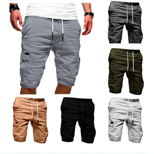 Bogdan - Shorts cargo amples pour hommes en été