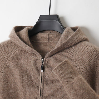 Anderson - Loose knitted hooded sweatshirt for men
