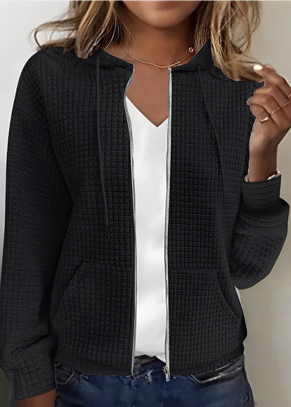 Katherine - Cardigan élégant avec capuche et poches pour femmes