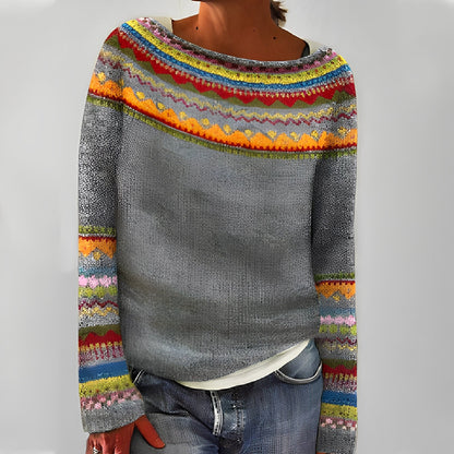 Christiana - Pull imprimé classique pour femmes