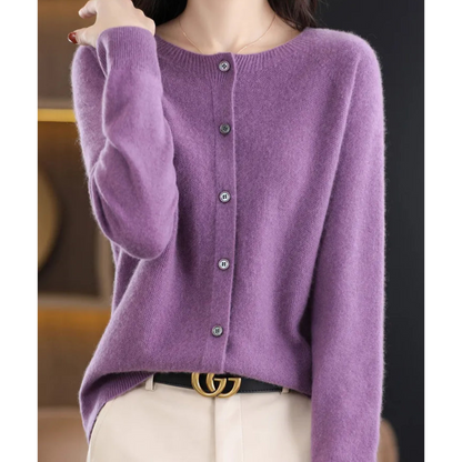 Ina - Pull col rond en cachemire