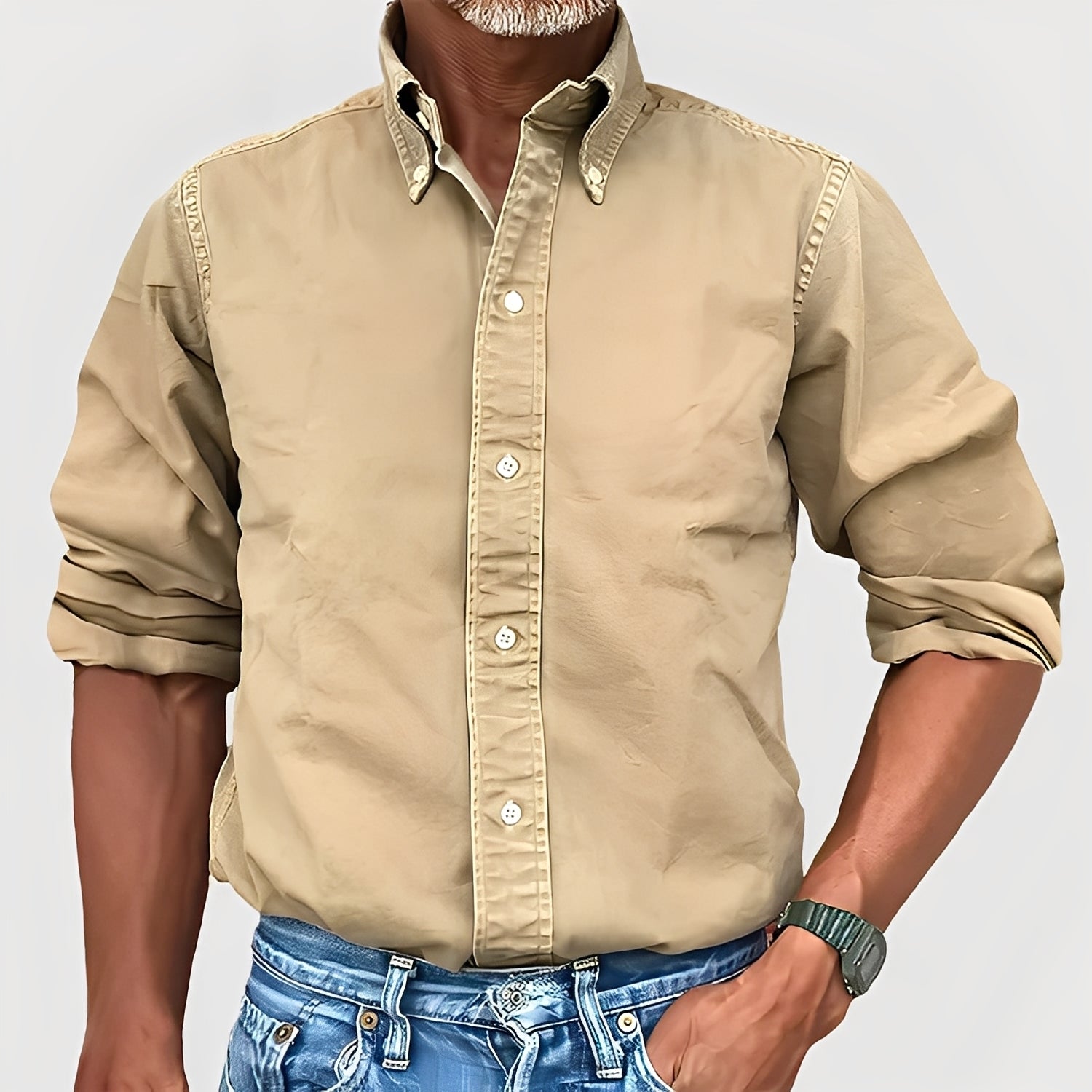 Martin - Chemise homme manches longues et style classique