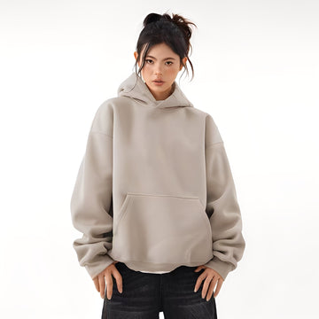 Coline - Sweat à capuche uni agréable pour femmes