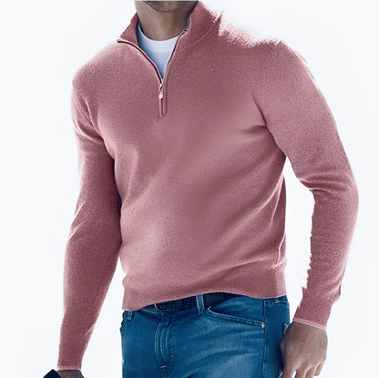 Rufus - Blouson décontracté avec zip et col montant pour hommes