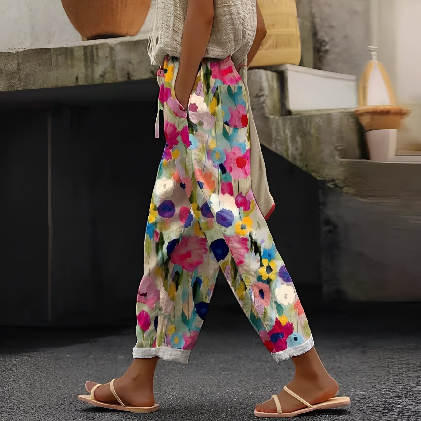 Tansy - Pantalon chic d'été pour femme