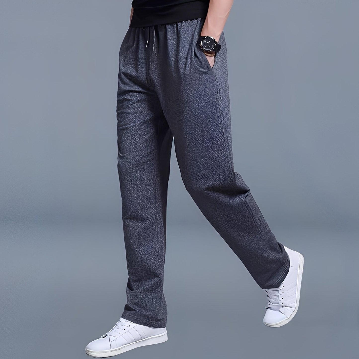 Landen - Pantalon de jogging décontracté et large pour hommes