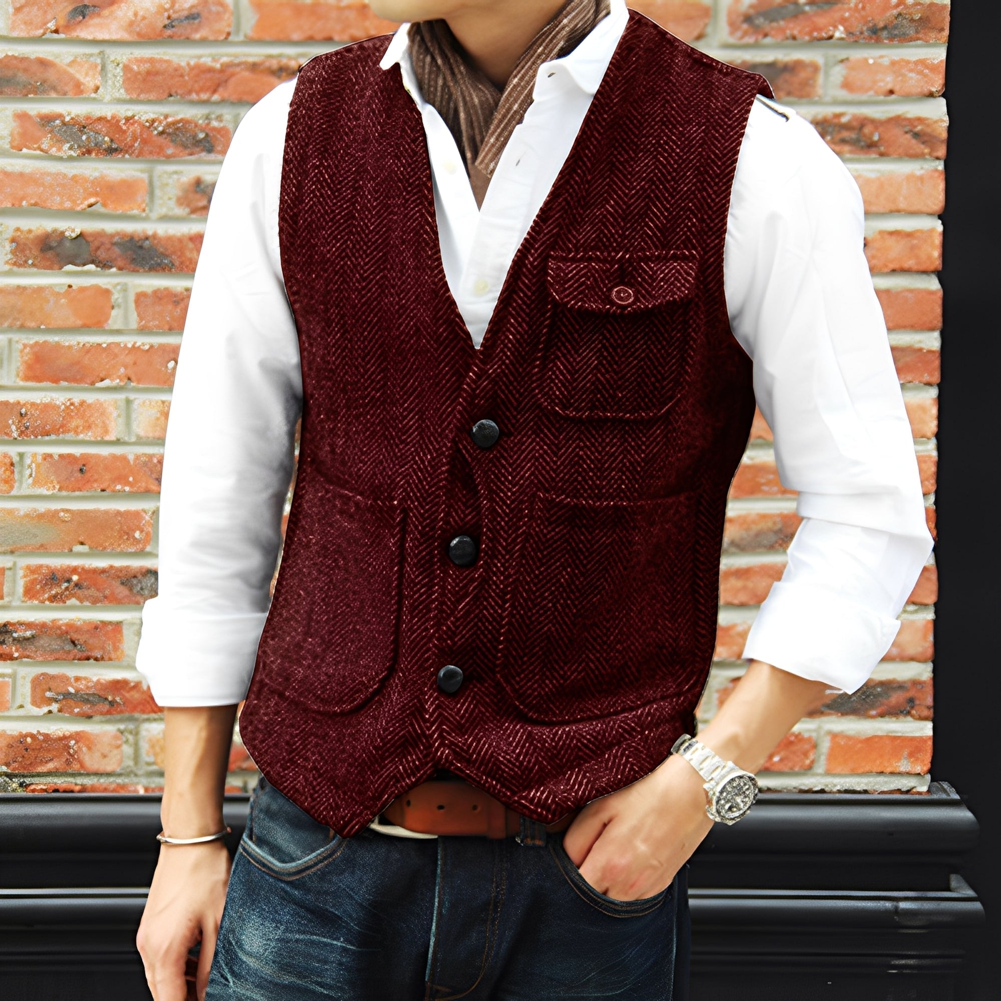Matthew - Manteau en tweed élégant