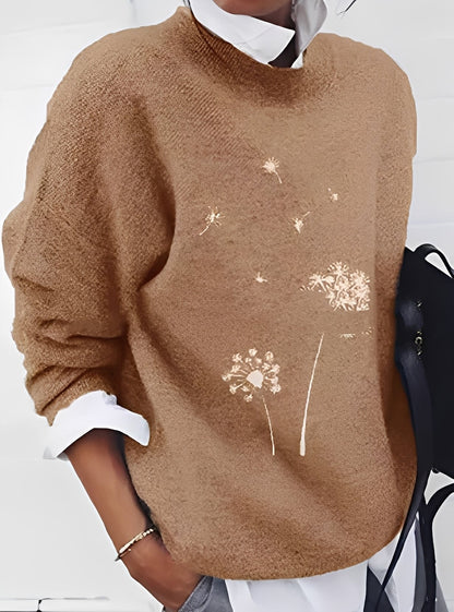 Milly - Pull à la mode, coupe large avec motif pour femmes