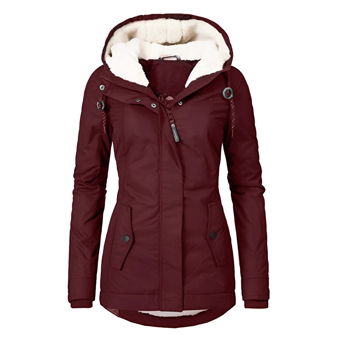 Earleen - Veste confortable et chaude avec capuche