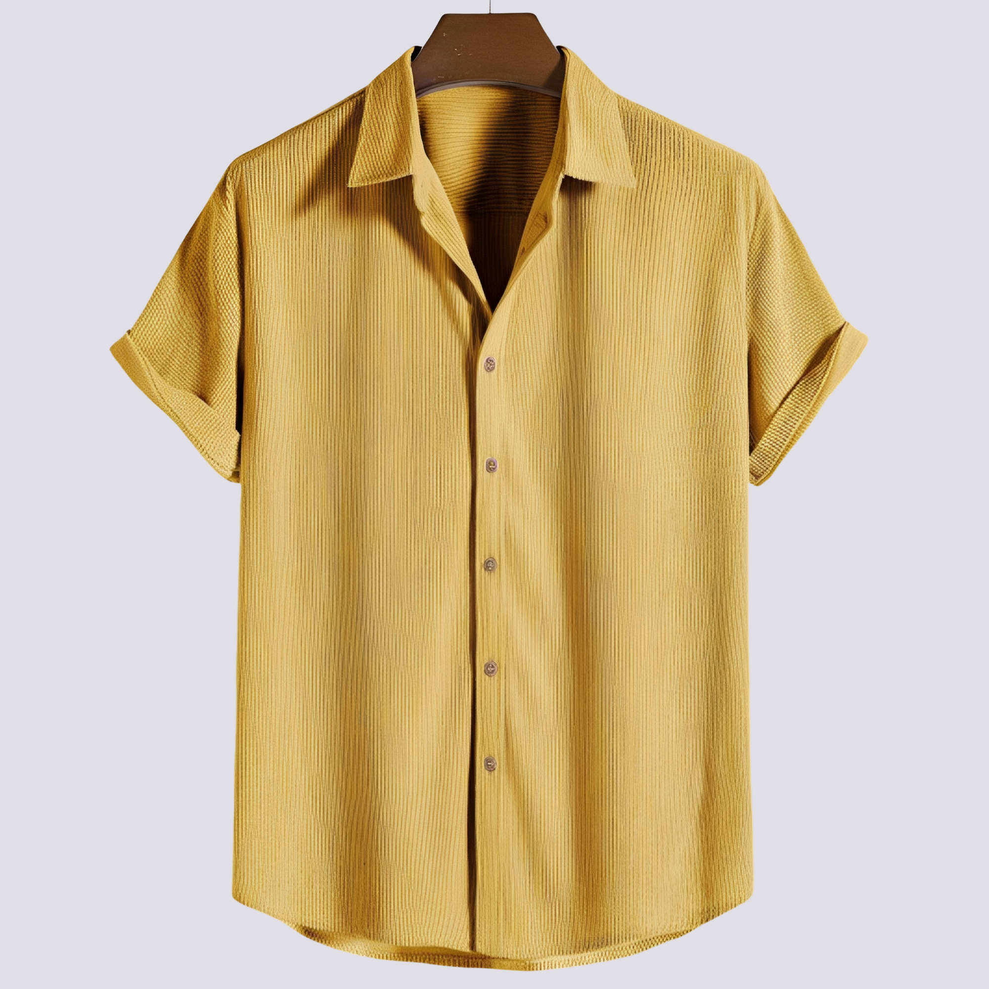 Kierce - Chemise décontractée à motif pour hommes