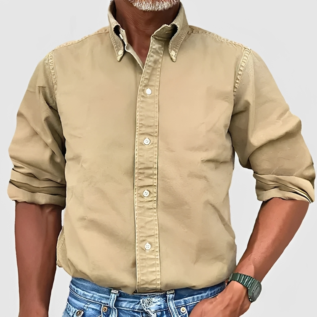 Edmond - Chemise classique pour homme à manches longues