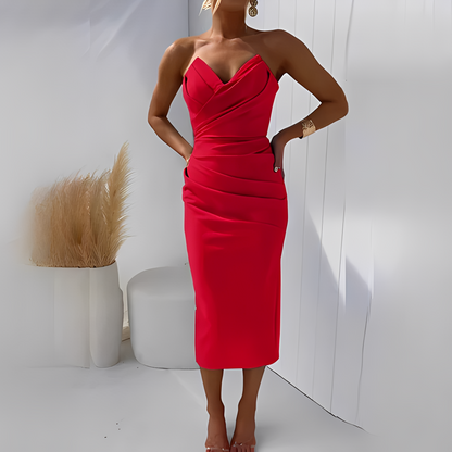 Wanda - Robe chic sans bretelles pour femmes