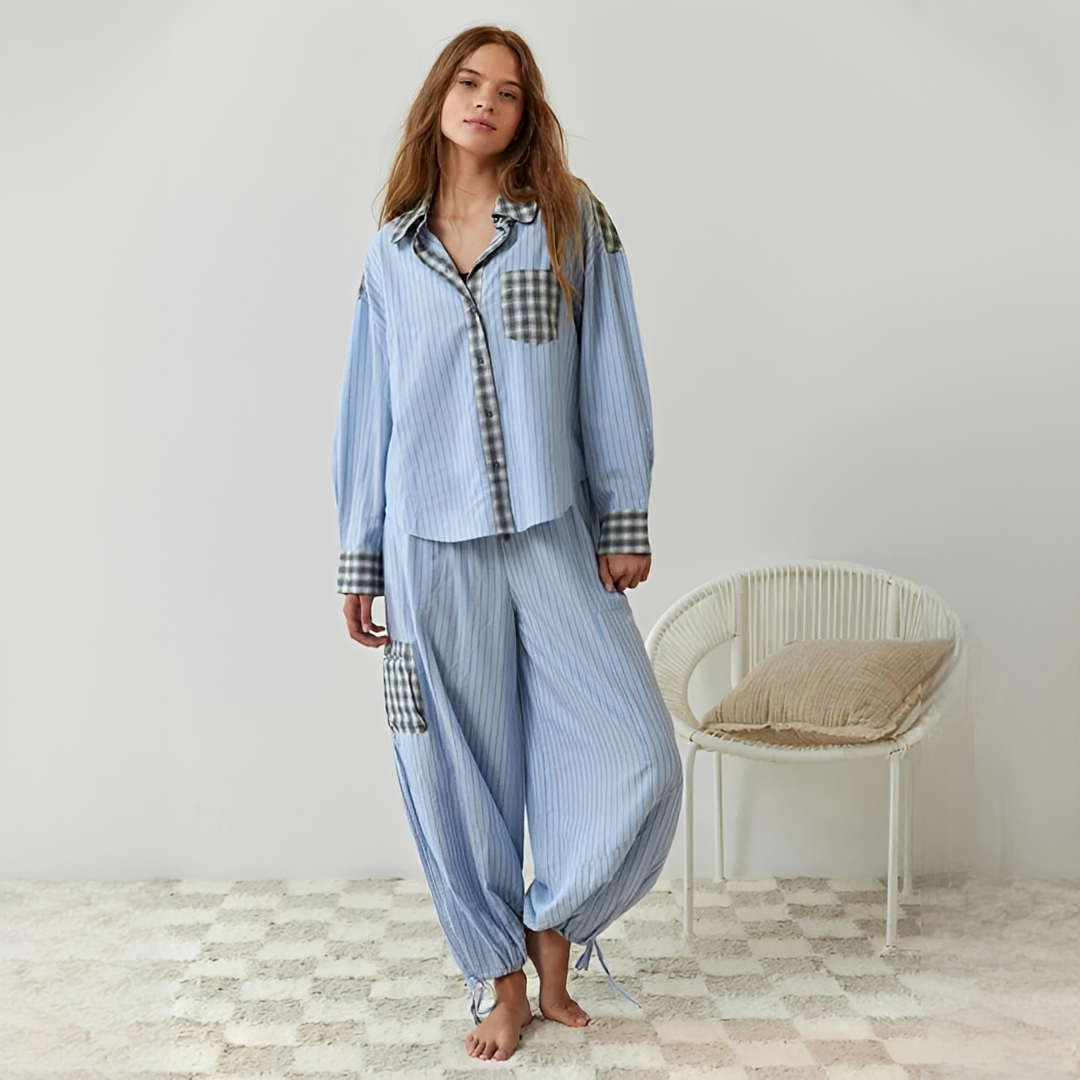 Elena - Pyjama deux pièces chic