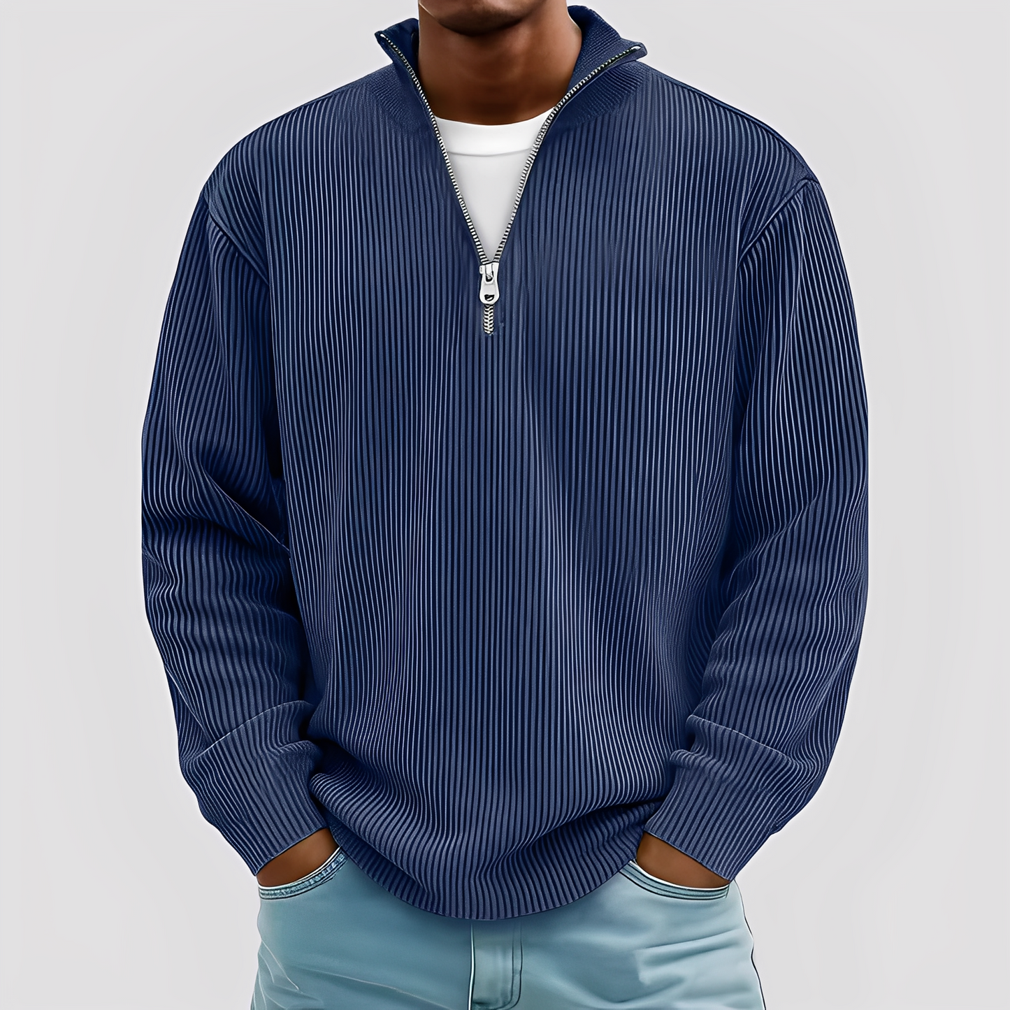 Henry - Moderner und bequemer Herrenpullover, warm