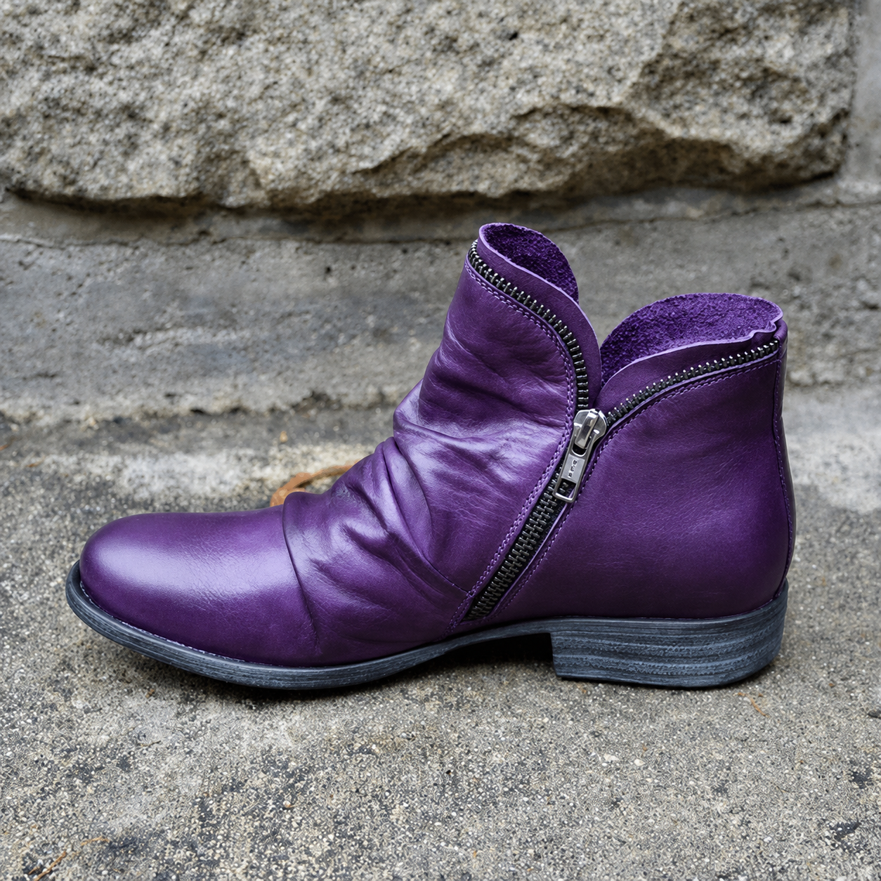Julie - Bottes Chic avec Fermeture Éclair