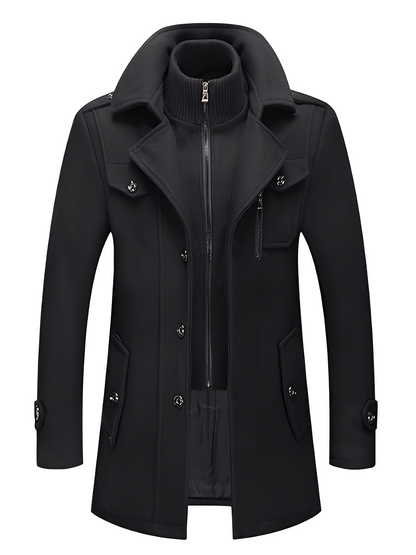 Philip - Manteau contemporain avec poches pour homme