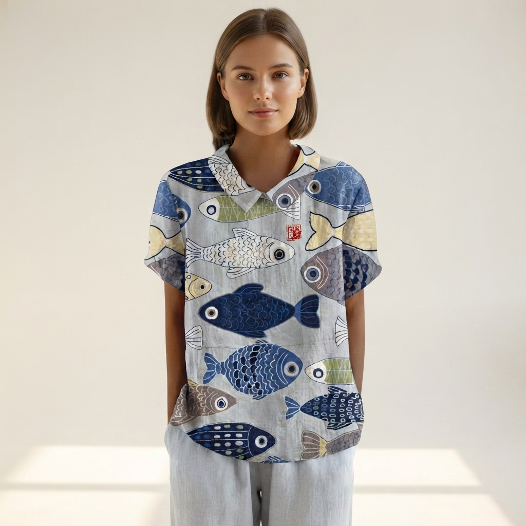 Salmah - Blouse Élégante et Aérée