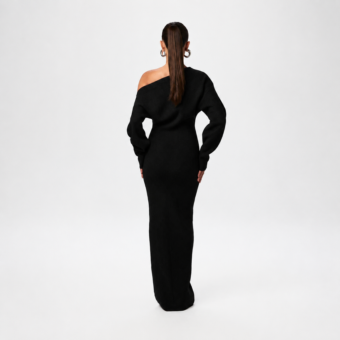 Tahlia - Robe Maxi Stylée à Une Épaule