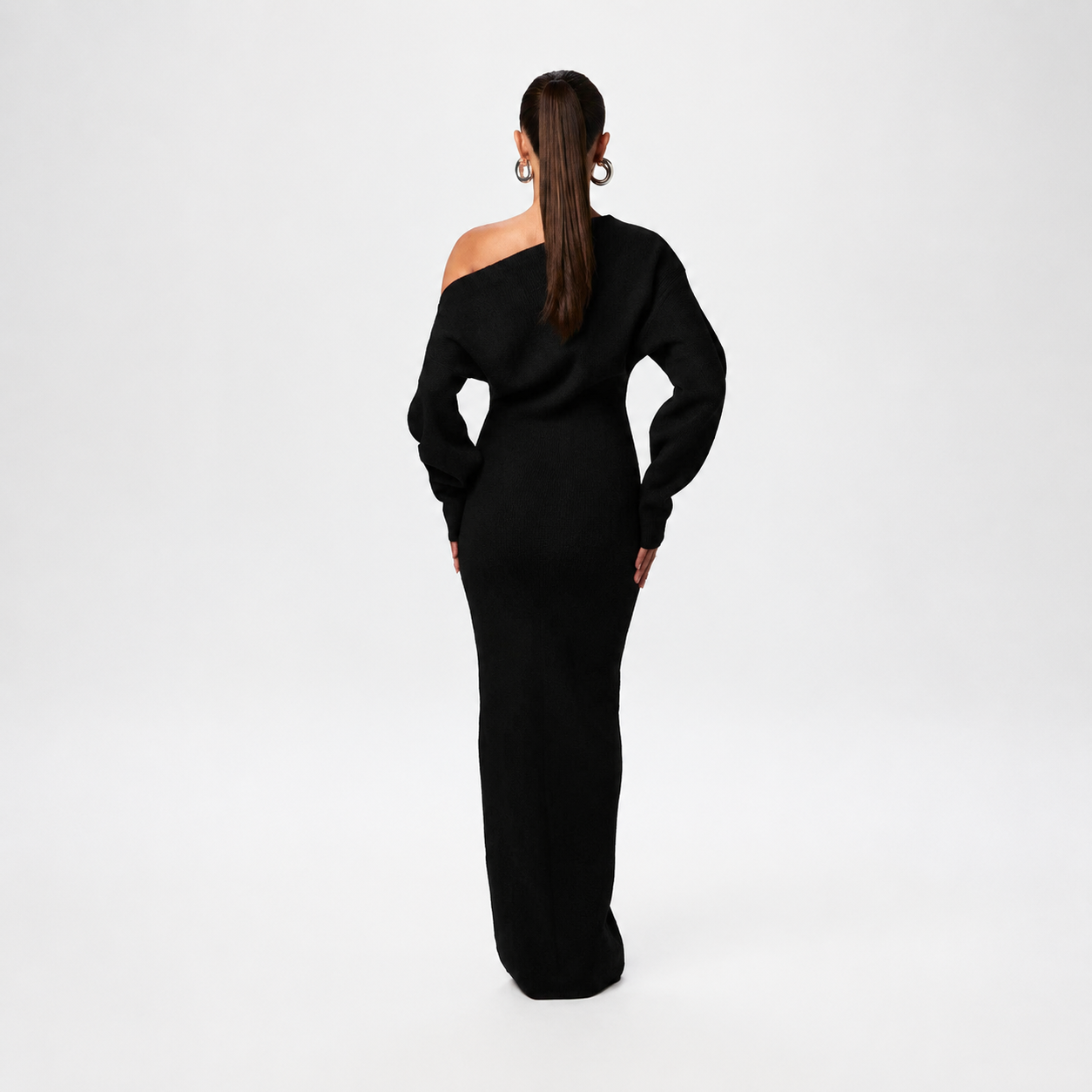 Tahlia - Robe Maxi Stylée à Une Épaule
