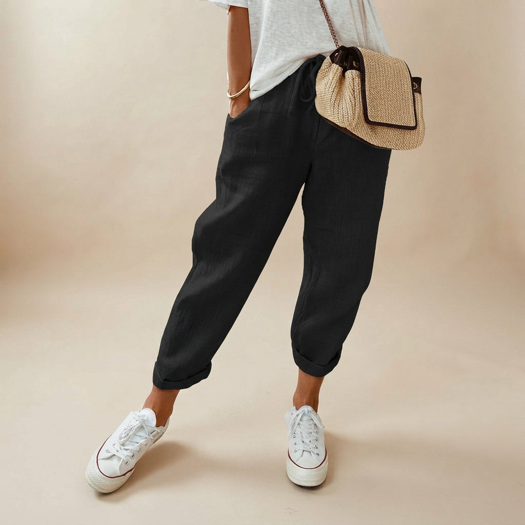 Elwyn - Pantalon Respirant à Taille Élastique