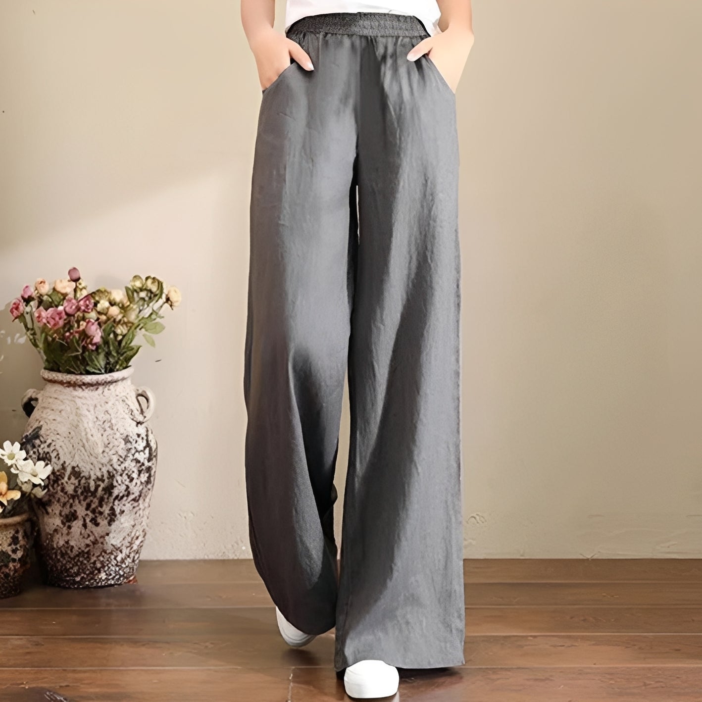 Dorothy - Pantalon confortable à jambes larges pour femmes