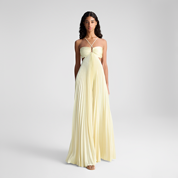 Sienna - Robe Maxi Plissée Élégante