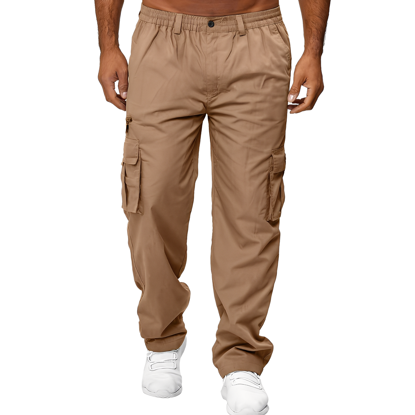 Randolf - Pantalon cargo large et relax pour hommes