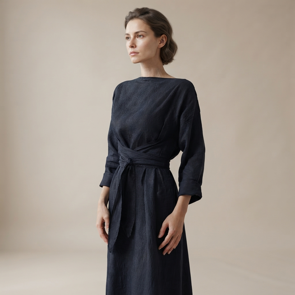 Ashlee - Robe maxi légère à lacets et coupe ample