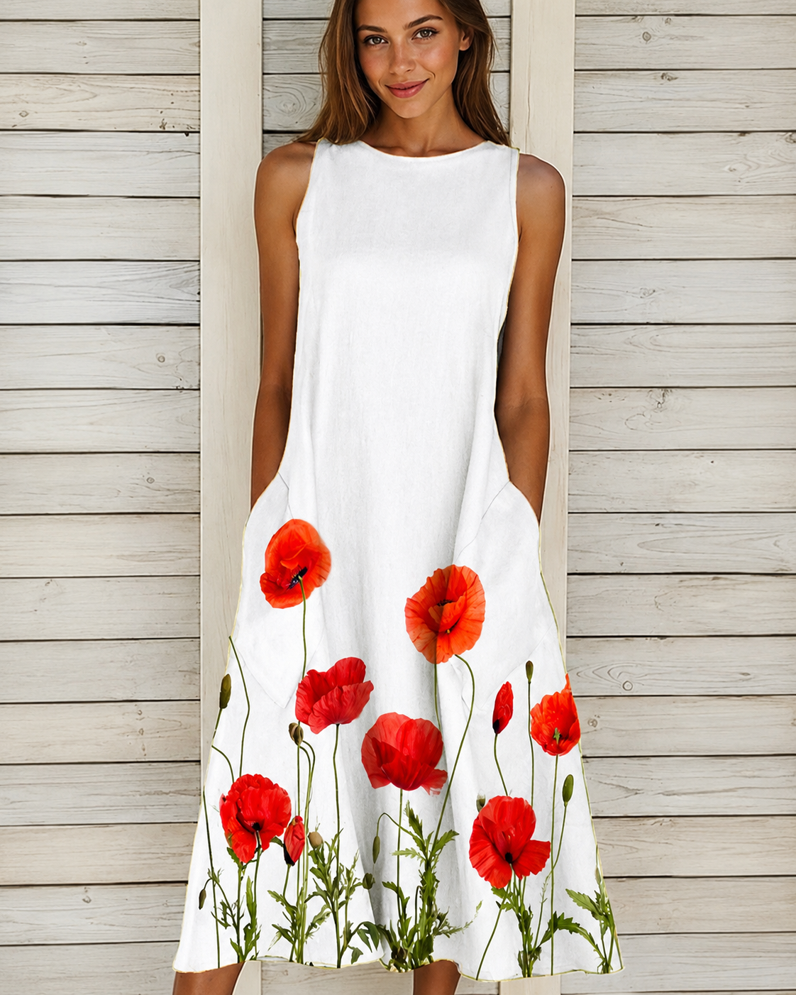 Denique - Robe Midi Vintage Aérée