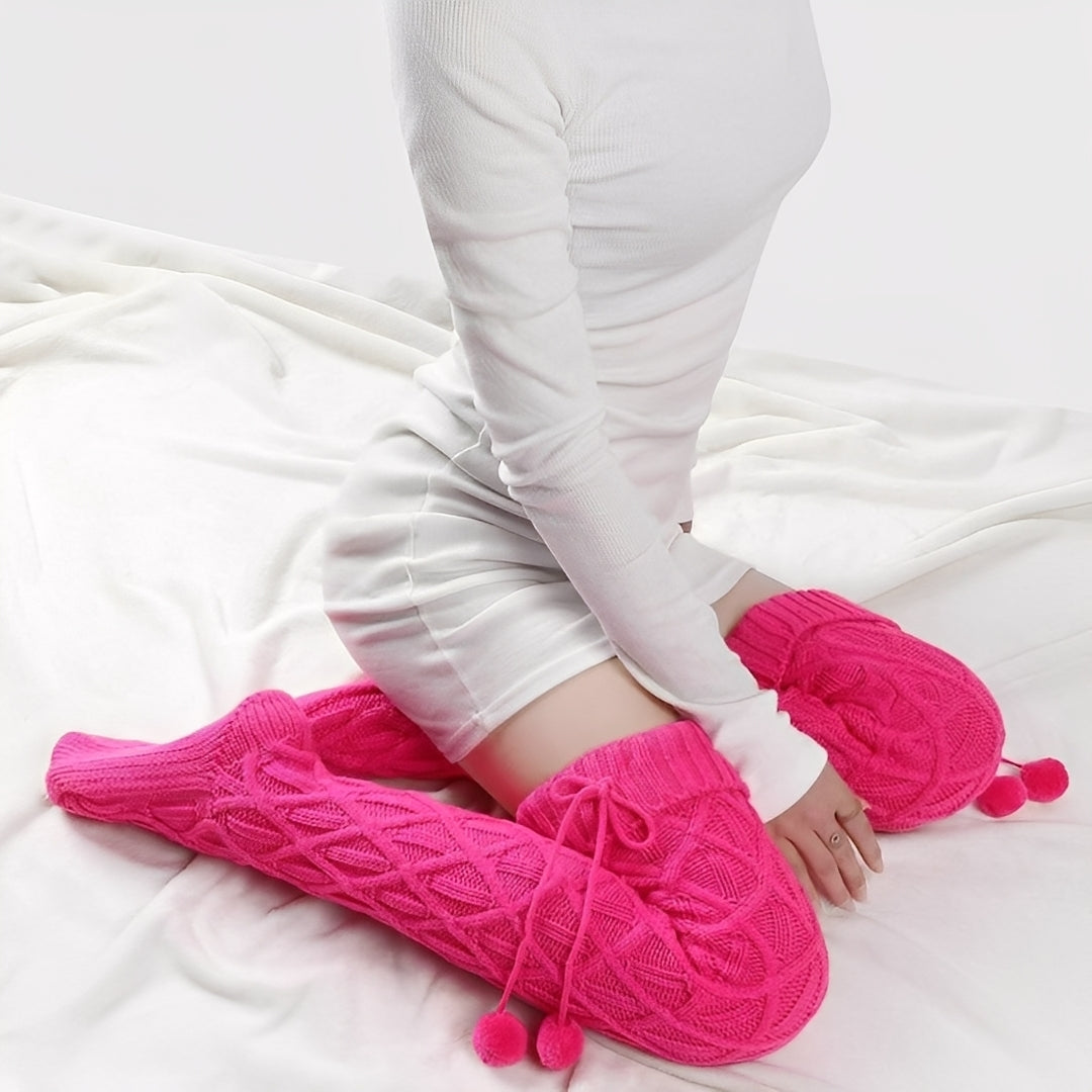 Kathleen - Chaussettes hautes élégantes et chaudes