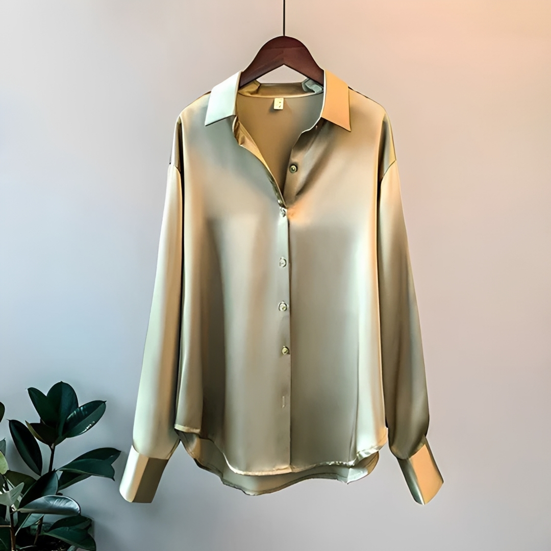Zaniyah - Chemise éclatante à manches longues