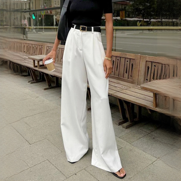 Marlene - Pantalon élégant à jambes larges